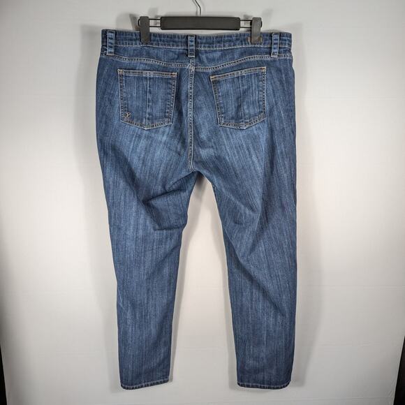 KUT From The Kloth 18W Catherine Boyfriend Jeans Women Blue Stretch Denim 40x30 - Picture 2 of 4